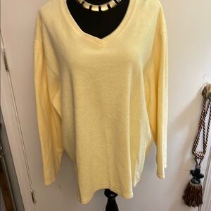 Cream V-Neck Sweater